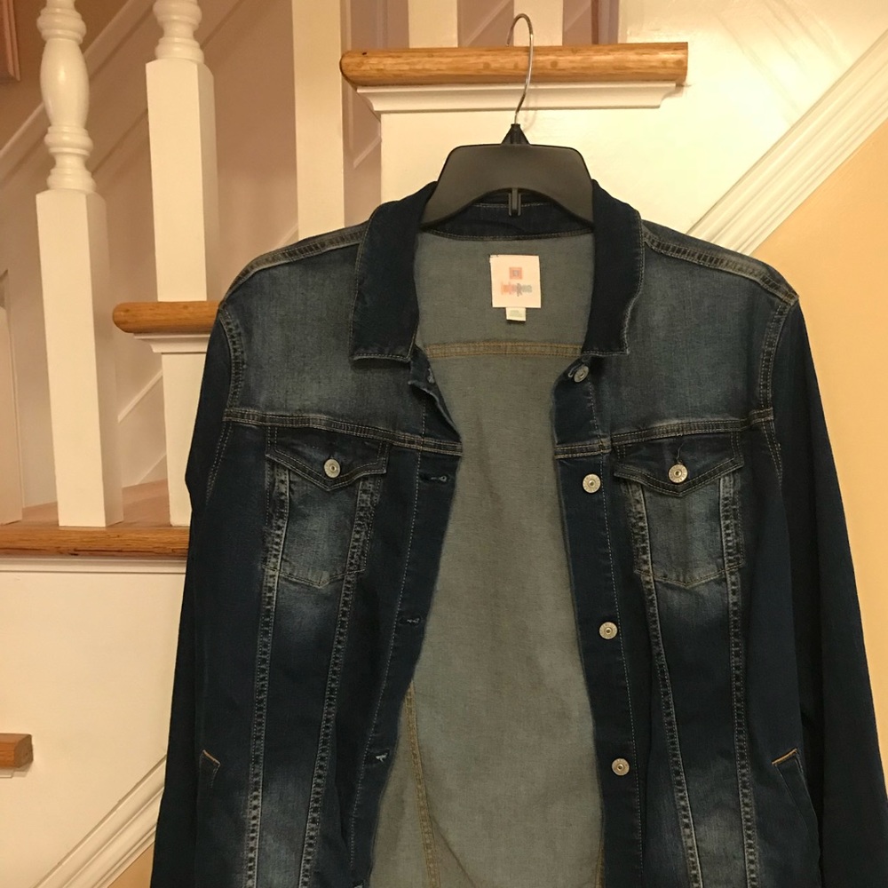 Lularoe jaxon jean jacket